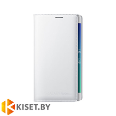 Чехол оригинальный Wallet Flip Cover для Samsung Galaxy Note Edge, белый