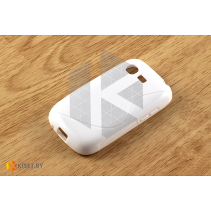 Силиконовый чехол матовый для Samsung S5310 Galaxy Pocket Neo, белый