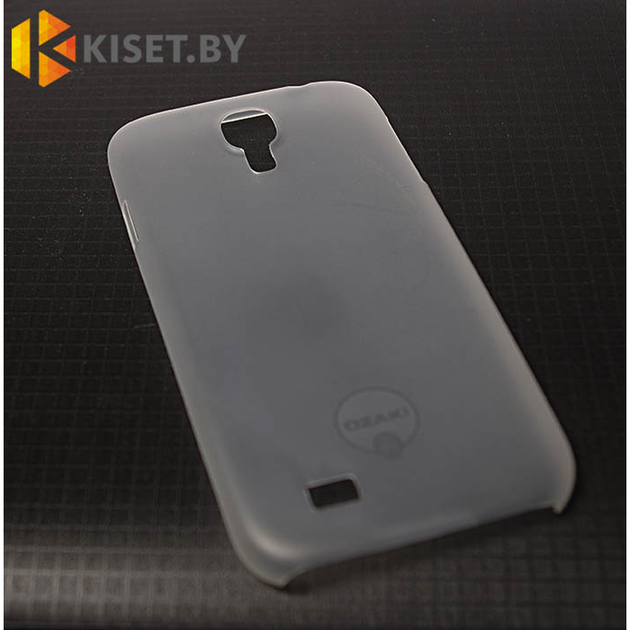 Пластиковый бампер для Samsung Galaxy S4 (i9500), белый
