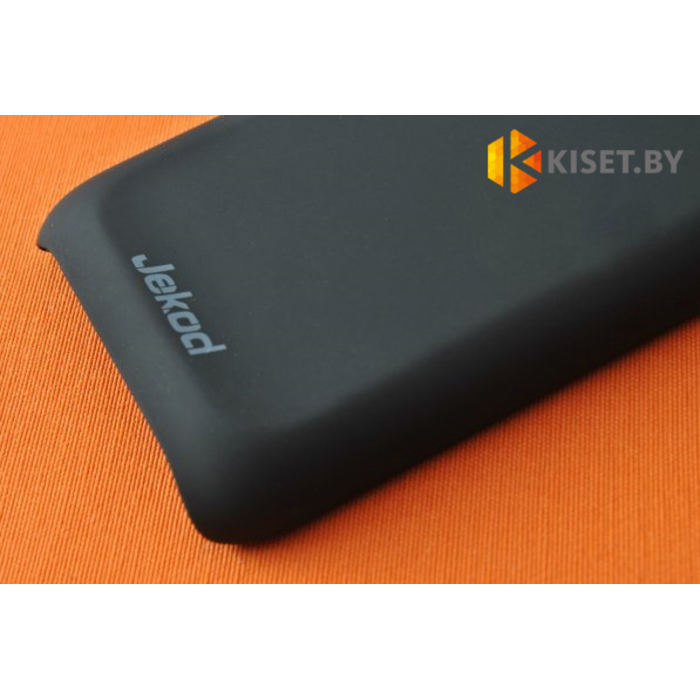Пластиковый бампер Jekod и защитная пленка для Samsung Galaxy Trend (S7390), черный
