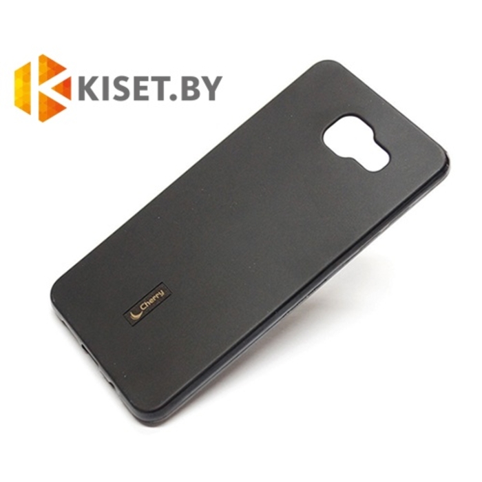 Силиконовый чехол Cherry с защитной пленкой для Samsung Galaxy Star Plus (S7262), черный