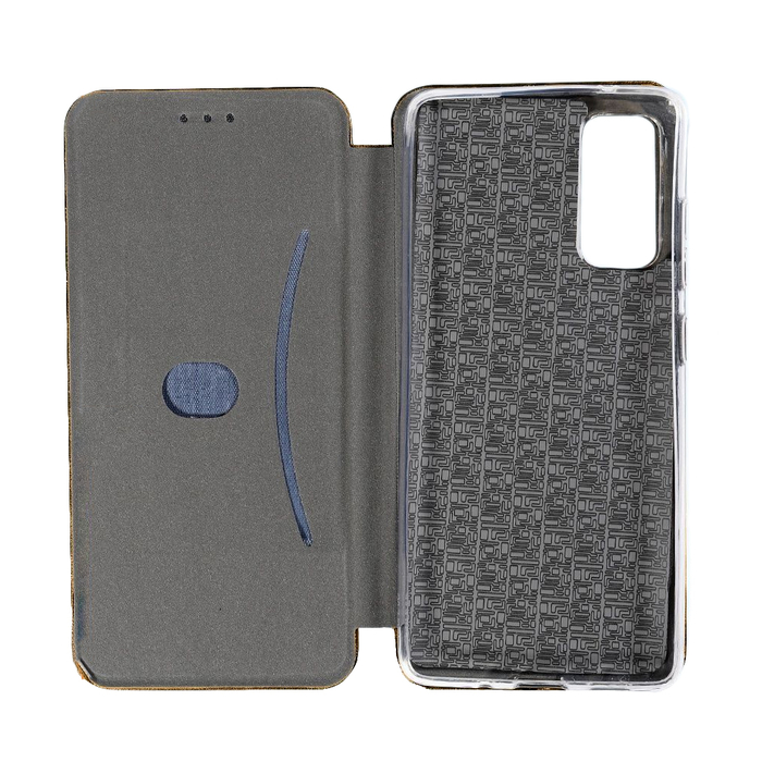 Чехол-книжка KST Book Case 3D с визитницей для Samsung Galaxy S20 FE золотой