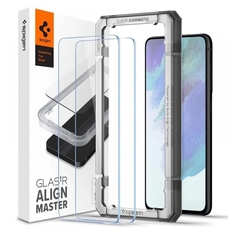 Защитное стекло SPIGEN ALM GLAS.TR для Samsung S21 FE прозрачный 2 шт.