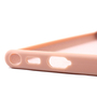 Soft-touch бампер KST Silicone Cover для Samsung Galaxy S22 Ultra пудровый с закрытым низом