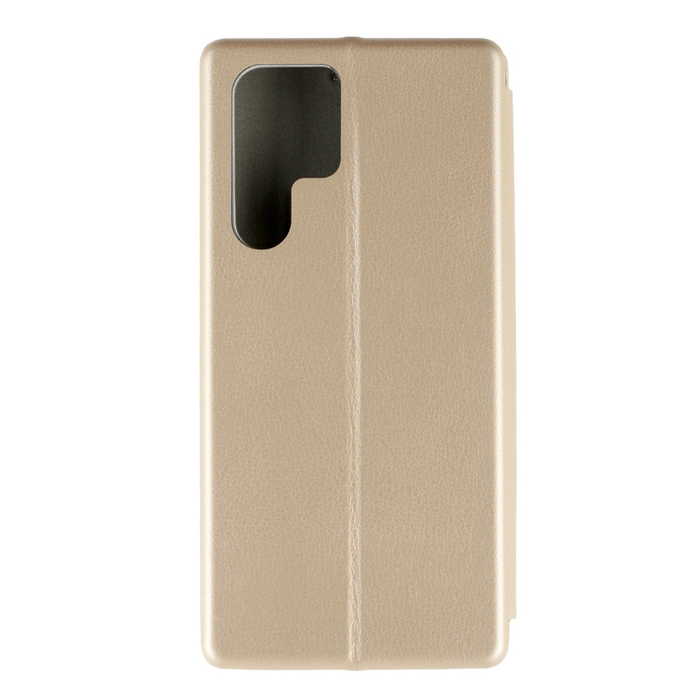 Чехол-книжка KST Book Case 3D с визитницей для Samsung Galaxy S22 Ultra золотой
