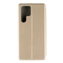 Чехол-книжка KST Book Case 3D с визитницей для Samsung Galaxy S22 Ultra золотой