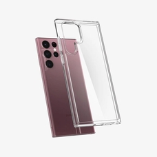 Чехол SPIGEN ULTRA HYBRID для SAMSUNG GALAXY S22 ULTRA прозрачный