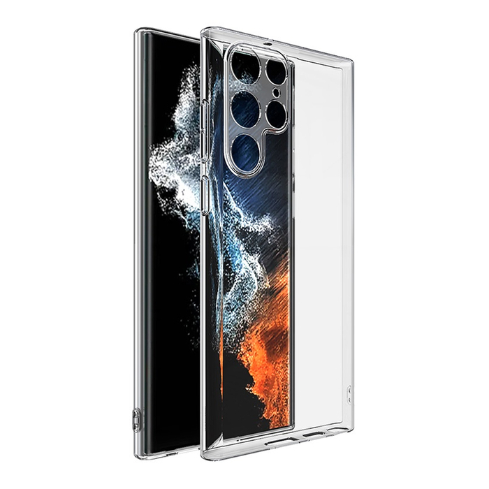 Силиконовый чехол KST SC для Samsung Galaxy S22 Ultra прозрачный