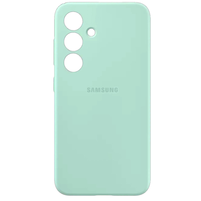 Soft-touch бампер KST Silicone Cover для Samsung Galaxy S23 FE мятный с закрытым низом