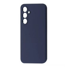 Soft-touch бампер KST Silicone Cover для Samsung Galaxy S23 FE темно-синий с закрытым низом