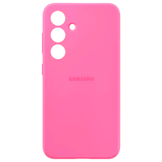 Soft-touch бампер KST Silicone Cover для Samsung Galaxy S23 FE фуксия с закрытым низом