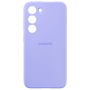 Soft-touch бампер KST Silicone Cover для Samsung Galaxy S23 Plus фиалковый с закрытым низом