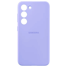 Soft-touch бампер KST Silicone Cover для Samsung Galaxy S23 Plus фиалковый с закрытым низом