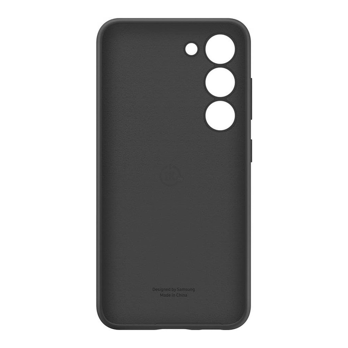 Soft-touch бампер KST Silicone Cover для Samsung Galaxy S23 Plus черный с закрытым низом