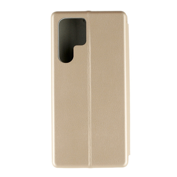 Чехол-книжка KST Book Case 3D с визитницей для Samsung Galaxy S23 Ultra золотой