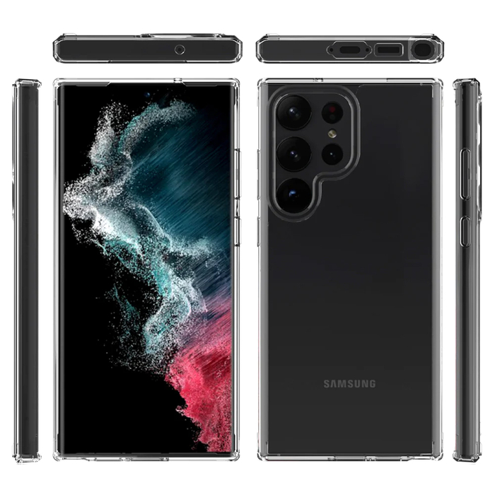 Силиконовый чехол KST UT для Samsung Galaxy S23 Ultra (SM-S918) 2023 прозрачный