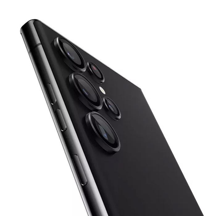 Защитное стекло на камеру SPIGEN OPTIK.TR EZ FIT для SAMSUNG S23 ULTRA черный 2 шт.