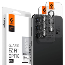 Защитное стекло на камеру SPIGEN OPTIK.TR EZ FIT для SAMSUNG S23 / S23+ PLUS / S24 черный 2 шт.
