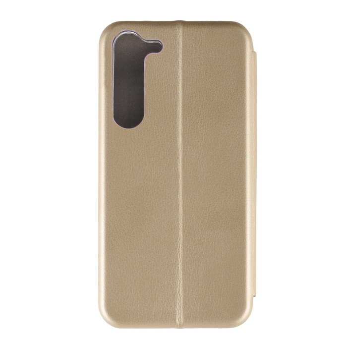Чехол-книжка KST Book Case 3D с визитницей для Samsung Galaxy S23 золотой
