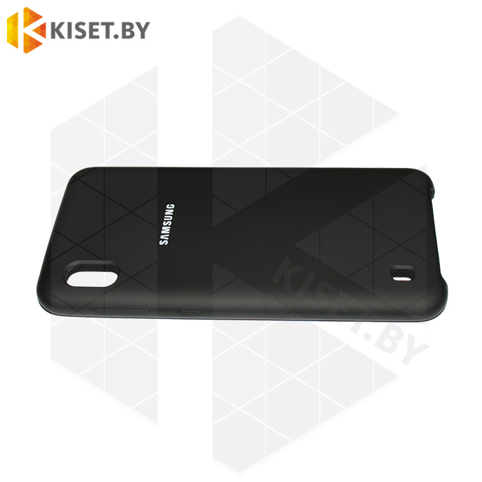 Soft-touch бампер Silicone Cover для Samsung Galaxy A10 черный