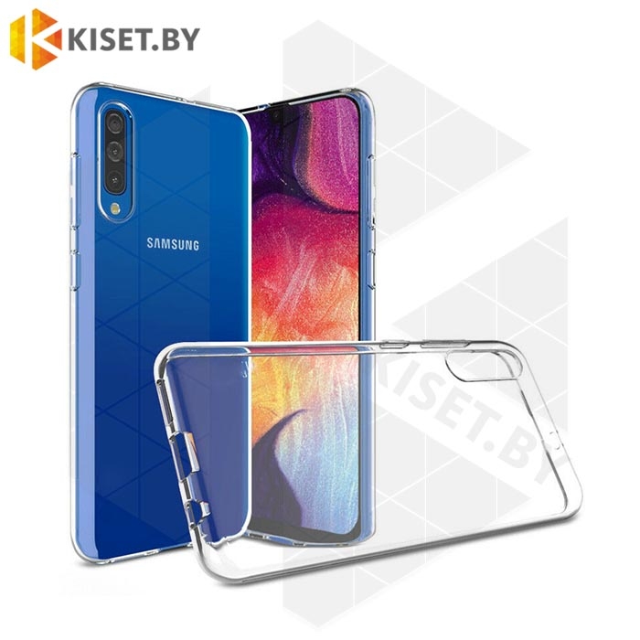 Силиконовый чехол Ultra Thin TPU для Samsung Galaxy A70 прозрачный