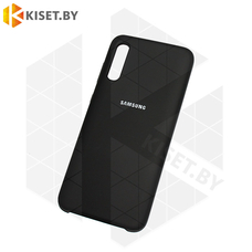 Soft-touch бампер KST Silicone Cover для Samsung Galaxy A70 черный