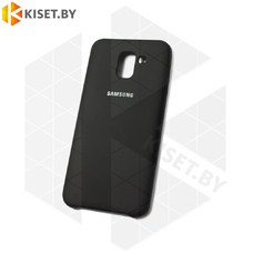 Soft-touch бампер KST Silicone Cover для Samsung Galaxy J6 2018 (J600F) черный
