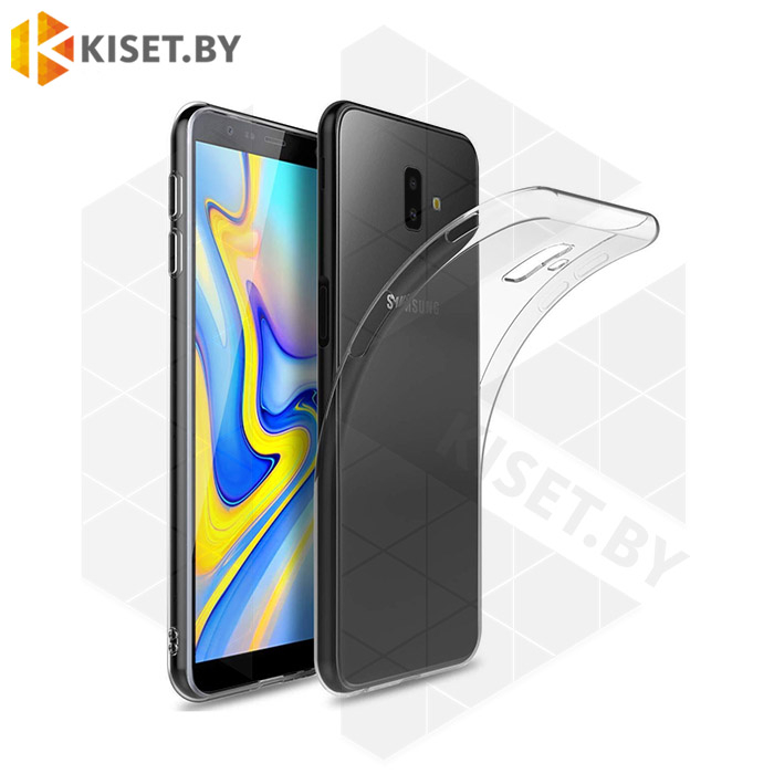 Силиконовый чехол Ultra Thin TPU для Samsung Galaxy J4 Plus (2018) прозрачный