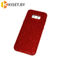 Силиконовый чехол Crystal Shine для Samsung Galaxy S8 Plus (G955) красный