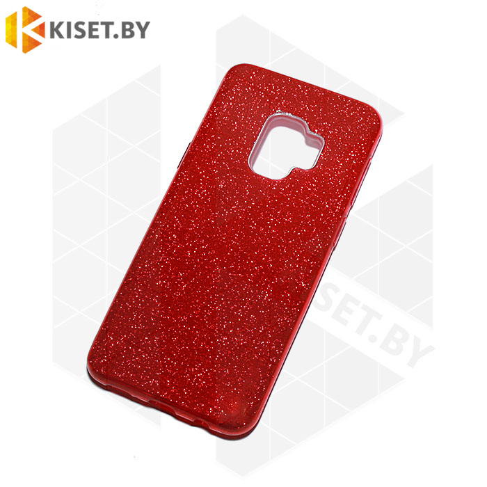 Силиконовый чехол Crystal Shine для Samsung Galaxy S9 (G960) красный