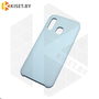 Soft-touch бампер Silicone Cover для Samsung Galaxy A40 голубой