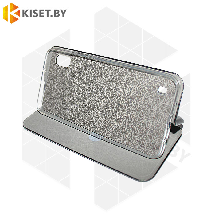 Чехол-книжка Book Case 3D с визитницей для Samsung Galaxy A10 черный