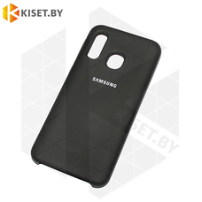 Soft-touch бампер KST Silicone Cover для Samsung Galaxy A40 черный