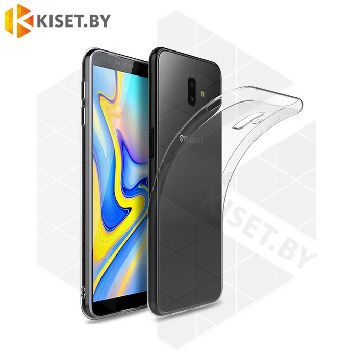 Силиконовый чехол Ultra Thin TPU для Samsung Galaxy J6 Plus (2018) прозрачный