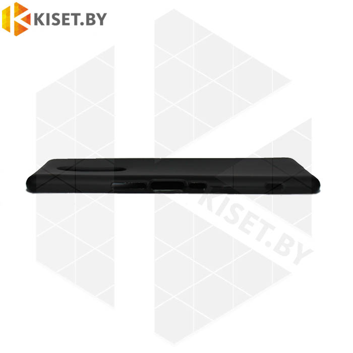 Силиконовый чехол матовый для Sony Xperia XZ4 черный