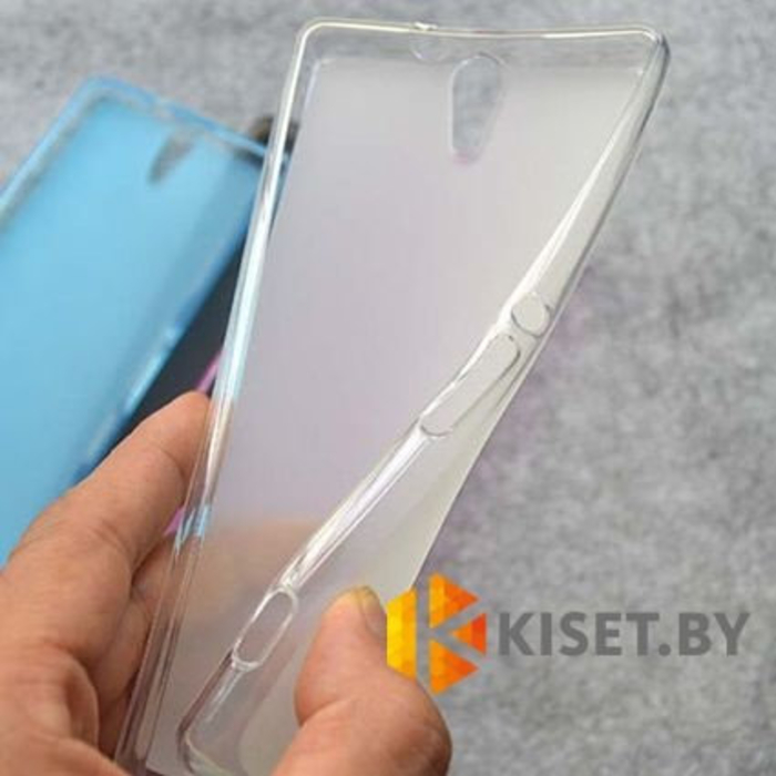 Силиконовый чехол для Sony Xperia C S39h, прозрачный