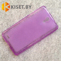 Силиконовый чехол матовый для Sony Xperia C5, фиолетовый