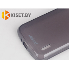 Силиконовый чехол Jekod с защитной пленкой для Sony Xperia E2, черный