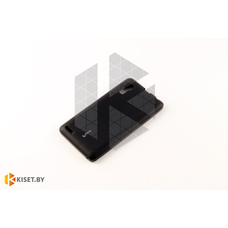 Силиконовый чехол Cherry с защитной пленкой для Sony Xperia E4, черный