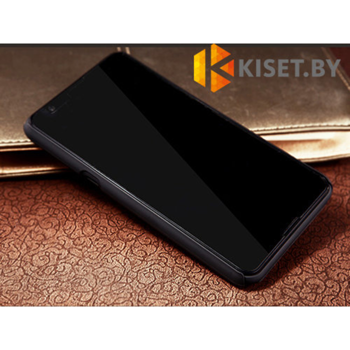 Пластиковый бампер Nillkin и защитная пленка для Sony Xperia E4g, черный