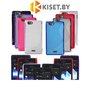 Силиконовый чехол для Sony Xperia J, коралловый с волной