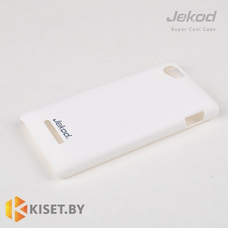 Пластиковый бампер Jekod и защитная пленка для Sony Xperia M, белый