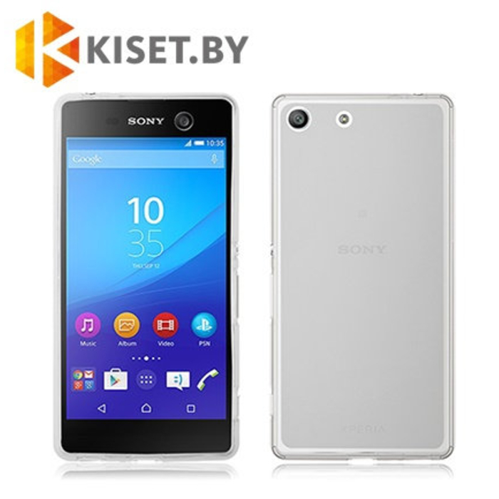 Силиконовый чехол для Sony Xperia M5, розовый