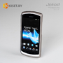 Силиконовый чехол Jekod с защитной пленкой для Sony Xperia Neo L, черный