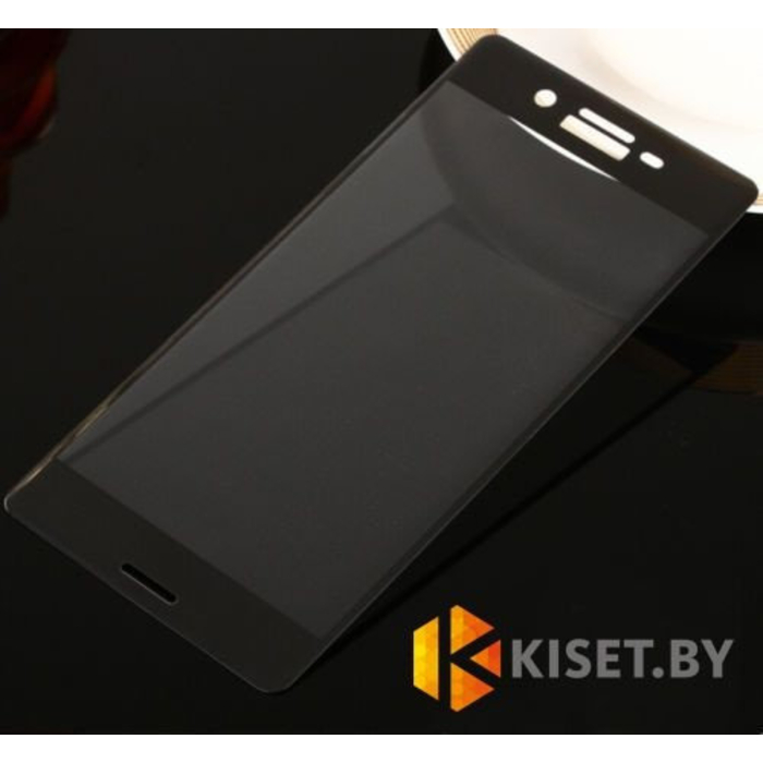 Защитное стекло на весь экран для Sony Xperia XA, черное
