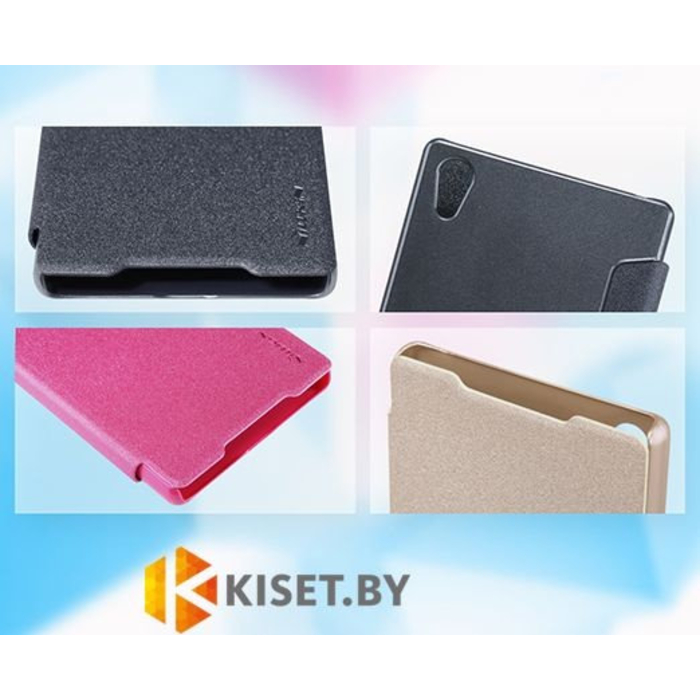 Чехол Nillkin Sparkle для Sony Xperia Z5 Premium, золотой