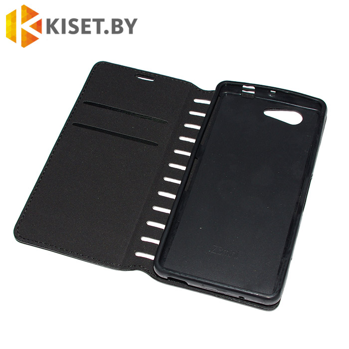 Чехол-книжка Book Case с визитницей для Sony Xperia Z3 Compact, черный