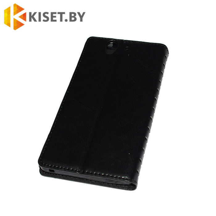Чехол-книжка Book Case с визитницей для Sony Xperia Z (L36h), черный