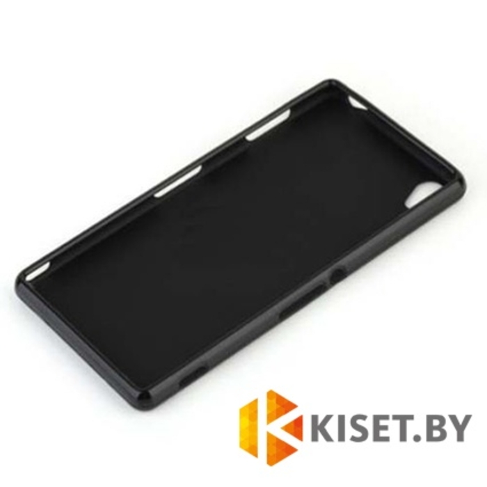 Силиконовый чехол матовый для Sony Xperia XA1 Ultra, черный