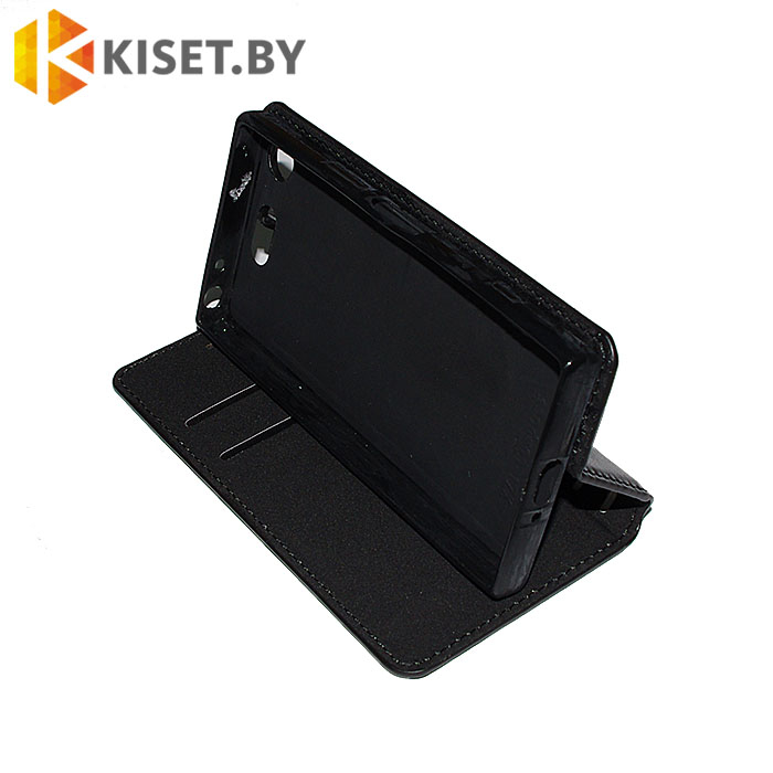 Чехол-книжка Book Case с визитницей для Sony Xperia XZ1 черный